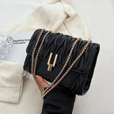 Women's Embroidery Chain Messenger Bag
