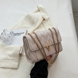 Women's Embroidery Chain Messenger Bag