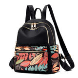 Ethnic Style Backpack Large Capacity Waterproof School Bag