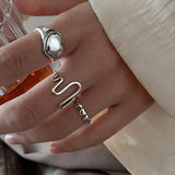 Minimalist Geometric Rings Set Party Jewelry