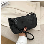 Chain Handbags Casual Totes Shoulder Bags Female Leather Solid Shopping Bag
