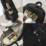 Waterproof Teenage Girl Boy Student College Schoolbag Backpack