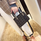 Female Handbag Small Square Bag Nylon ShoulderBag Lady Phone Bag