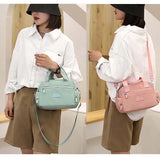 Women's Large Capacity Waterproof Nylon Shoulder Bag
