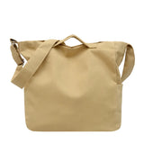 Female Canvas Tote Bag Ladies Shoulder Bag Casual Travel Satchel