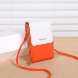 Women's Leather Crossbody Purse with Large Capacity
