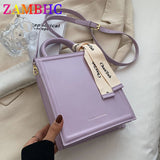 Women's Small Totes Bag PU Leather Short Handle Crossbody Handbag