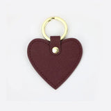 Initial Letters Leather Keychain For Women Key Ring Chain Female Keyring