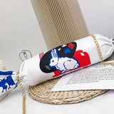 Girl Canvas Candy Handbags Cartoon Rabbit Creamy Women's Funny Messenger Bag