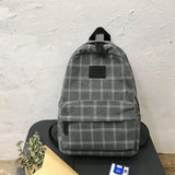 Striped Casual Women Backpack for Teenage Travel