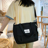 Girl Large Capacity Shoulder Bag Waterproof Schoolgirl Bookbag Handbag