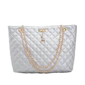 Women's PU Leather Shoulder Handbag Large Capacity Top-handle Bag