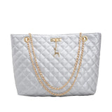 Women's PU Leather Shoulder Handbag Large Capacity Top-handle Bag