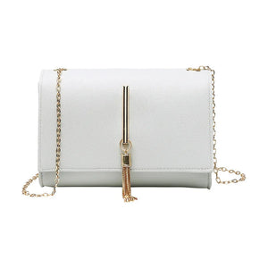 Women's Pu Leather Shoulder Messenger Bag Pink Clutch Purse