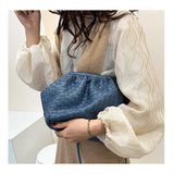 Woven Clouds Shoulder Bag Lady Crossbody Handbag Party Clutch