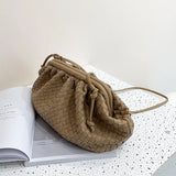 Woven Clouds Shoulder Bag Lady Crossbody Handbag Party Clutch