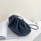 Woven Clouds Shoulder Bag Lady Crossbody Handbag Party Clutch