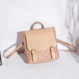 High-Quality Niche Plaid Small Backpack Ladies Schoolbag