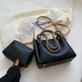 PU Leather Women Handbag Shoulder Bag Classic Messenger Tote