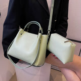 PU Leather Women Handbag Shoulder Bag Classic Messenger Tote