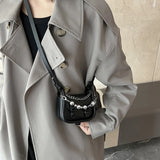High Solid Shoulder Bag For Women Mini Casual Cross Small Square Bag