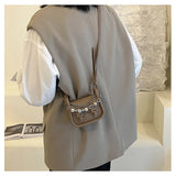 High Solid Shoulder Bag For Women Mini Casual Cross Small Square Bag
