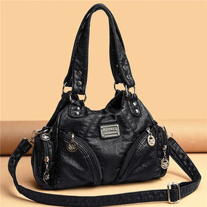 Soft Leather Handbags Women's Shoulder Tote Bag