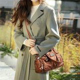 Soft Leather Handbags Women's Shoulder Tote Bag