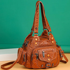 High Woman Messenger Bag Soft Leather Handbags