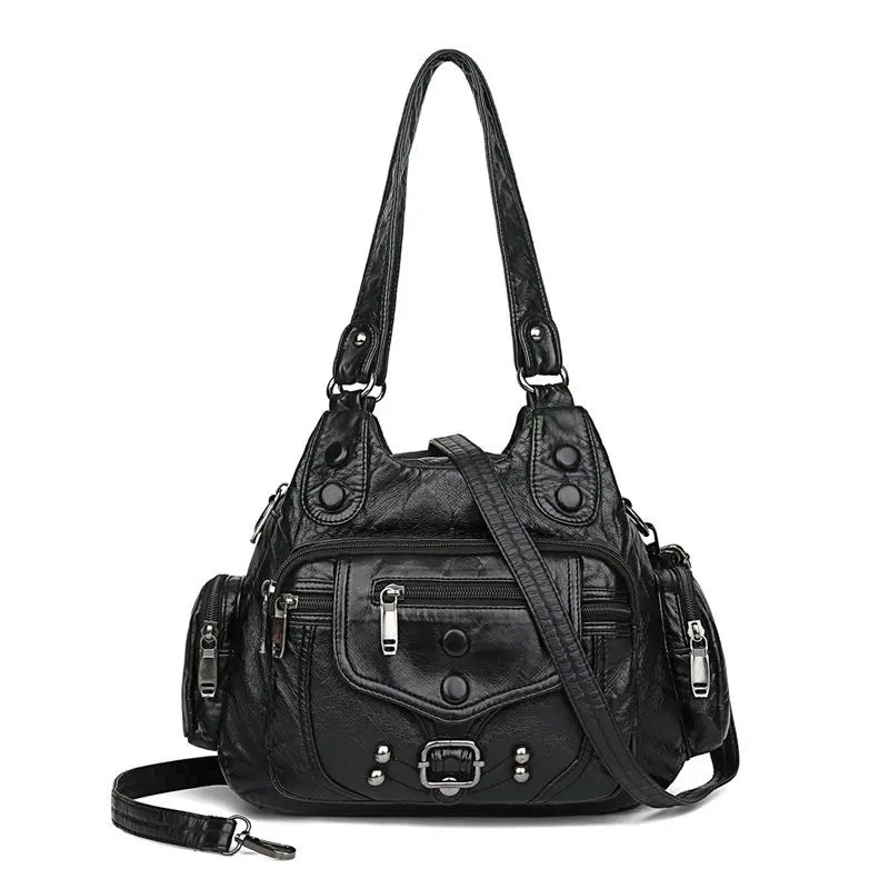 Soft Leather Handbags Women's Shoulder Tote