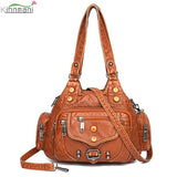 High Woman Messenger Bag Soft Leather Handbags Women's Bags