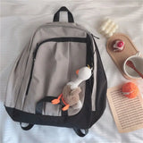 High School Bag College Students Sense Ins Wind All-match Backpack