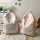 Japanese Style Tie-dye Backpack for Girls
