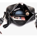 Leather Saddle Bag Vintage Shoulder Lady Crossbody