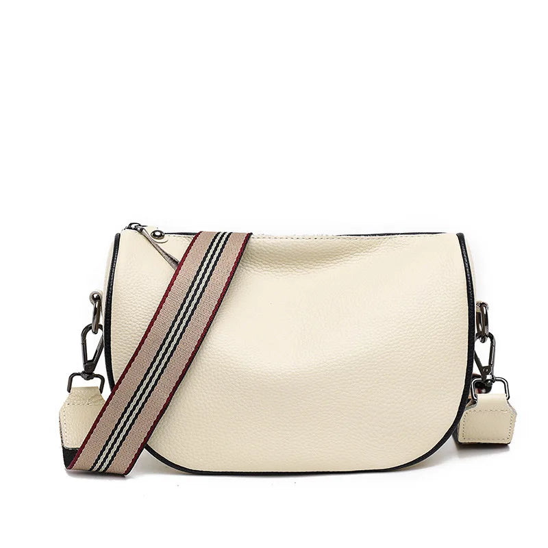 Leather Saddle Bag Vintage Shoulder Lady Crossbody