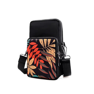 Large Capacity Shoulder Flower Material Casual Messenger Bag