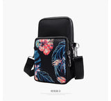 Large Capacity Shoulder Flower Material Casual Messenger Bag