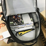 Lady Student Nylon Shoulder Schoolbag Backpack Bookbag