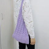Large Capacity Hollow Woven Shoulder Bag for Women