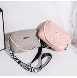 Lingge Embroider Women's Crossbody Bags