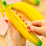 Kawaiiart Fruit Banana Women Girls Wallet Multicolor Jelly Silicone Coin Bag Pur
