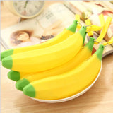 Kawaiiart Fruit Banana Women Girls Wallet Multicolor Jelly Silicone Coin Bag Pur