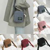 Corduroy Satchel Tote Purse Mini Shoulder Bag Phone Bags