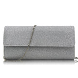 Glitter Dinner Purse Golden Wedding Clutch Chain Wallet Women Shoulder Crossbody