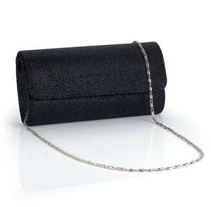 Glitter Dinner Purse Golden Wedding Clutch Chain Wallet Women Shoulder Crossbody