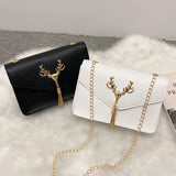 Women Crossbody Bag PU Leather Small Flap Messenger Bag for Ladies