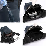 Men Chest Bag Reflective Stripe Belt Waist Pack Unisex Messenger Crossbody Bags