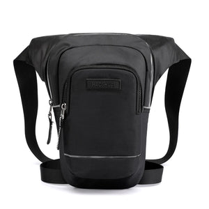 Men Reflective Stripe Chest Bag Waist Pack Unisex Crossbody Travel Phone Pouch