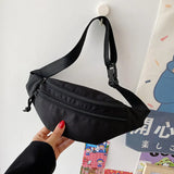 Men Women Waist Bum Bag Belt Money Pouch Wallet Zip Travel Hiking Bag