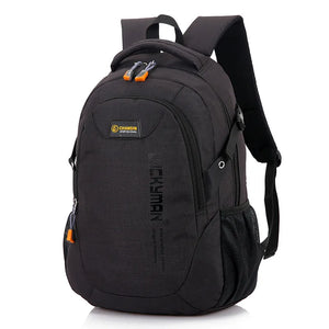 Men's Polyester Laptop Backpack Bag College Student Bag